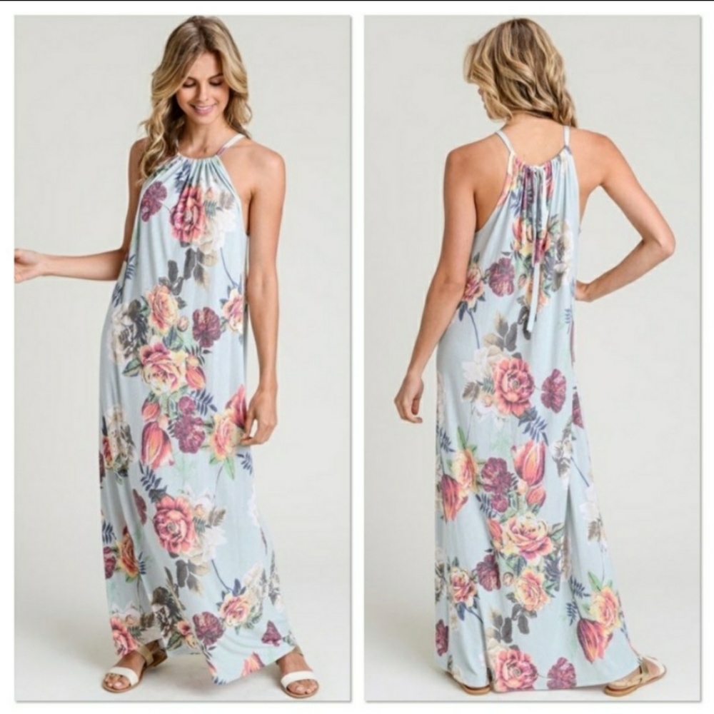 Floral Maxi Dress - sz M